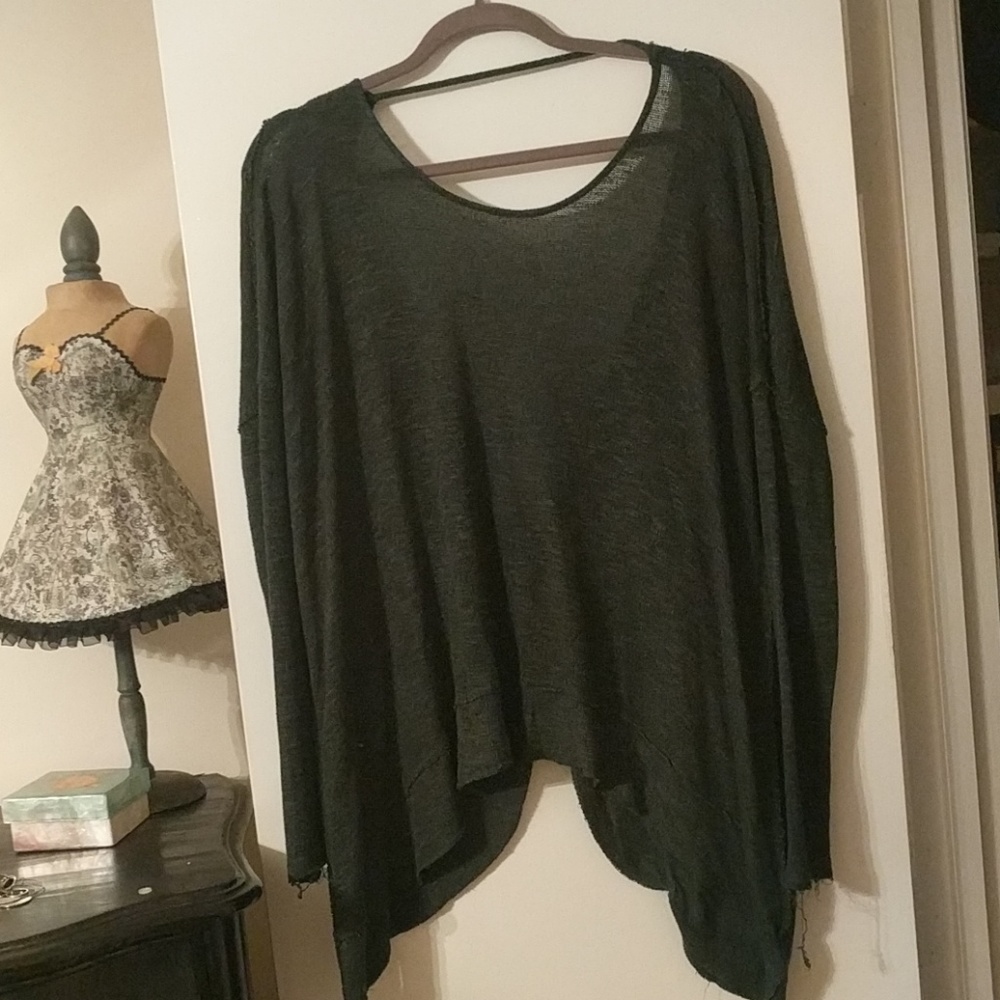 Free People open back top